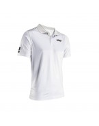 Tricou polo Leatt Team Short Steel - Alb