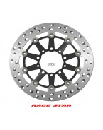 Disc frana fata NG -  RACE STAR PREMIUM KAWASAKI ER 6N/F '05-'17, ZX-6/ZX-6R 600 NINJA '05-'18, ZX-6R 636 '22, (298X80X5MM) (5X8,45/10,25MM) flotant (centru aluminiu, racire imbunatatita)