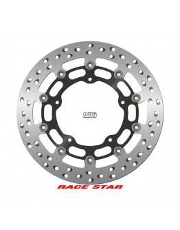 Disc frana fata NG -  RACE STAR PREMIUM YAMAHA MT-10 '16-'22, R1 / R6 GYTR '20-'22, YZF R1 / R6 '16-'19 (320X132X5MM) (5X8,25MM) flotant (centru aluminiu, racire imbunatatita)