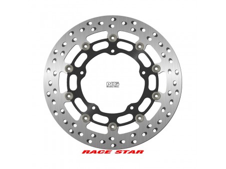 Disc frana fata NG -  RACE STAR PREMIUM YAMAHA MT-10 '16-'22, R1 / R6 GYTR '20-'22, YZF R1 / R6 '16-'19 (320X132X5MM) (5X8,25MM) flotant (centru aluminiu, racire imbunatatita)