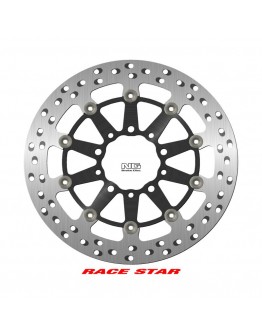 Disc frana fata NG -  RACE STAR PREMIUM KAWASAKI GTR 1400 '07-'18, ZX-10R NINJA '11-'15, ZX-6/ZX-6R NINJA '13-'17, Z 1000 '14-'20, Z 800 '13-'17, ZX-14 '07-'16, ZZR 1400 '06-'17 (310X80X5MM) (5X8,45/10,25MM) flotant (centru aluminiu, POLEP