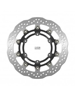 Disc frana fata NG -  HUSQVARNA 701 SUPERMOTO/ENDURO '15-'22, SVARTPILEN/VITPILEN 701 '20-'22, KTM SMC 690R '14-'22 (320X127X5MM) (6X6,25MM) WAVE (centru aluminiu)