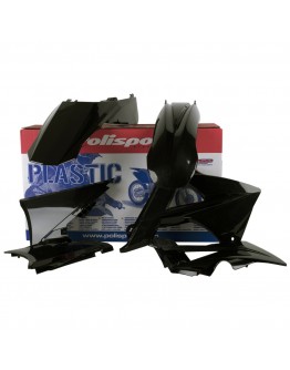 Kit plastice POLISPORT - GAS GAS EC/EC-E 125 '10; EC/EC-E 200 '10; EC/EC-E 250 '10; EC-EC-E 300 '10 EC/EC-F '10 - Negru