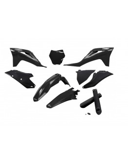 Kit complet plastice UFO (FULL KIT) GAS GAS MC 125 / 250 '21-'23, EX 250 / 300 '21-'23, MC-F / EX-F 250 / 350 / 450 '21-'23 culoare Negru