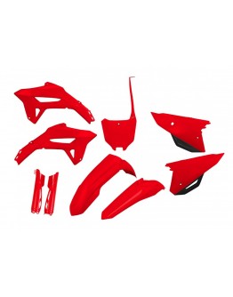 Kit complet plastice UFO (FULL KIT) HONDA CRF 250 R '22-'24, CRF 450 R '21-'24 culoare OEM Rosu