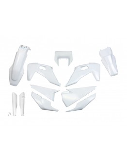 Kit complet plastice UFO (FULL KIT) HUSQVARNA TX / TE 125 / 150 / 250 / 300 '20-'22, FE 250 / 350 / 450 / 501 '20-'23 culoare Alb