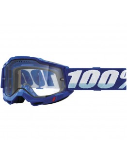 Ochelari 100% Accuri 2 Enduro Moto Blue - Albastru/Alb