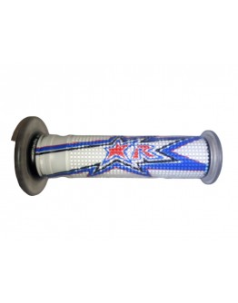 Mansoane Ariete Grips EVO Road - Alb/Albastru