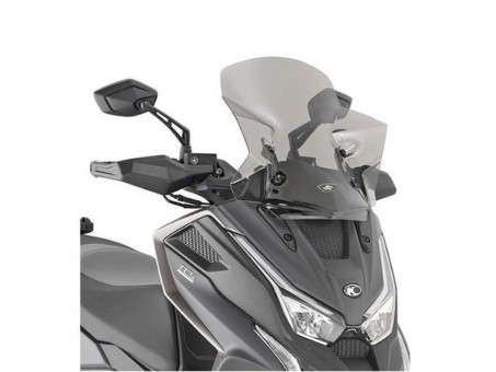 Parbriz moto KAPPA - KYMCO DTX 360 '21-'23, 48,5 X 44,5 CM Fumuriu