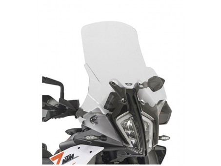 Parbriz moto KAPPA - KTM 790 / 890 ADVENTURE '23- 890 SMT '23- 38,5 X 51 CM Transparent