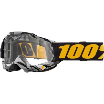 Ochelari Off Road 100% Accuri 2 Ambush - Negru/Gri/Galben