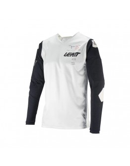 Bluza Leatt Moto 4.5 Windblock Forge - Alb/Negru