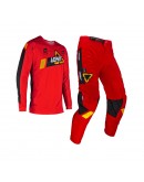 Set Echipament Leatt 3.5 Ride Kit Mini/Junior ( Tricou+ Pantaloni) - Rosu