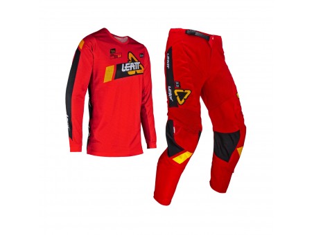 Set Echipament Leatt 3.5 Ride Kit Mini/Junior ( Tricou+ Pantaloni) - Rosu