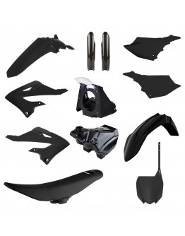 Kit plastice POLISPORT - YAMAHA YZ 125/250 '02-'21 - Negru