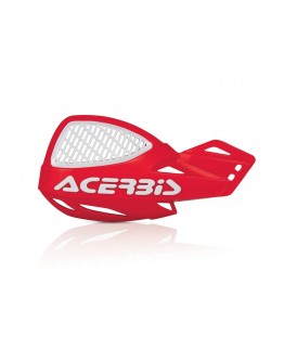 Set Handguard MX Uniko Vented ACERBIS - Alb/Rosu