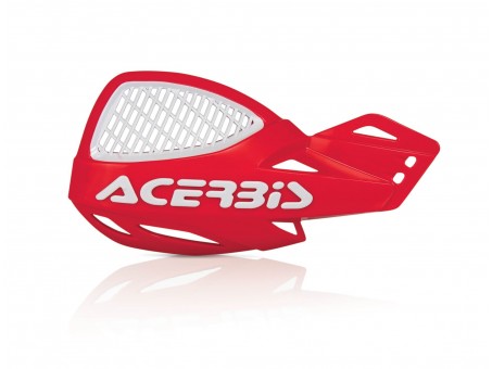 Set Handguard MX Uniko Vented ACERBIS - Alb/Rosu