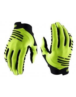 Manusi 100% R-CORE - Galben fluo/Negru