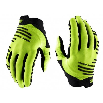 Manusi 100% R-CORE - Galben fluo/Negru