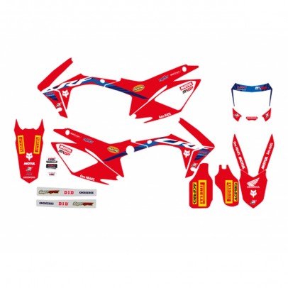 Kit grafic BLACKBIRD HONDA CRF 250R '14-'17, CRF 450R '13-'16 REPLICA TEAM HRC 23