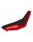 Husă șa BLACKBIRD HONDA XR 250/400 '96-'04 (17) LOGO HONDA, culoare Negru/Rosu