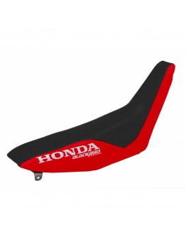 Husă șa BLACKBIRD HONDA XR 250/400 '96-'04 (17) LOGO HONDA, culoare Negru/Rosu