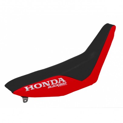 Husă șa BLACKBIRD HONDA XR 250/400 '96-'04 (17) LOGO HONDA, culoare Negru/Rosu