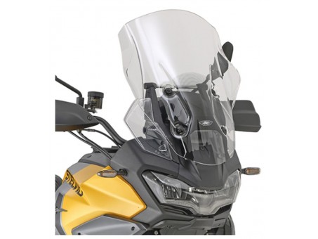 Parbriz moto KAPPA - MOTO GUZZI STELVIO 1000 '24, (54 X 43 CM) (h x W) Transparent