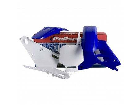 Kit plastice POLISPORT - YAMAHA YZ - Albastru Alb