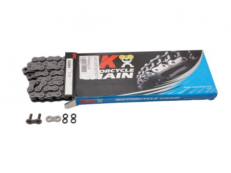 Lant EK EK520DEX 112 zale QX-RING ENDURO ULTRALIGHT Culoare Argintiu (max 500 CCM) (37,8 KN) (MADE IN JAPAN)