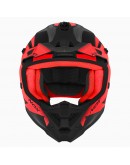 Casca Copii NOX Cross/Offroad N761 Fusion Junior/Kid - Negru/Rosu mat