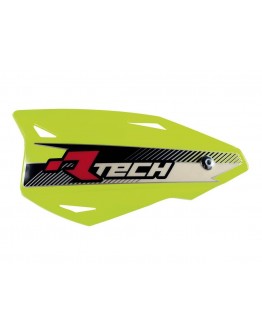 Set Handguard Racetech (RTech) Vertigo Cross/Enduro Cu Prindere pe Ghidon - Galben fluo