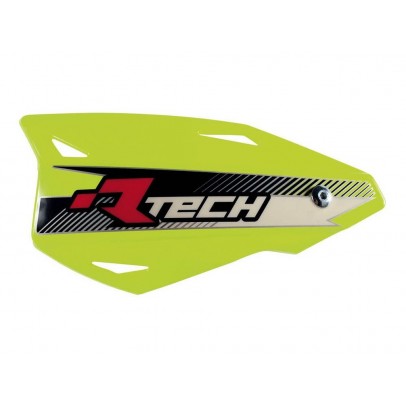 Set Handguard Racetech (RTech) Vertigo Cross/Enduro Cu Prindere pe Ghidon - Galben fluo