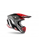 Casca cross/enduro/atv/quad AIROH TWIST 2 Shaken - Negru/Gri/Rosu