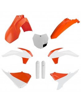 Kit plastice POLISPORT - (FULL KIT) KTM SX/SX-F/XC-F '15  - Portocaliu