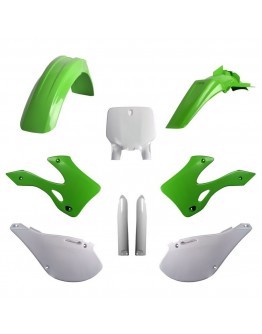 Kit plastice POLISPORT - (FULL KIT) KAWASAKI KX 125/250 '99-'02  - Verde