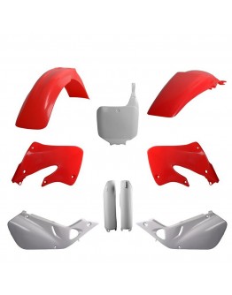 Kit plastice POLISPORT - (FULL KIT) HONDA CR 125 '9250 '97-'99  - Rosu Alb