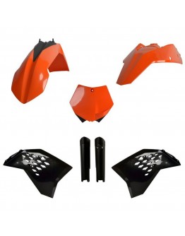 Kit plastice POLISPORT - (FULL KIT) KTM SX/SX-F/XC-F '0STAW  - Portocaliu