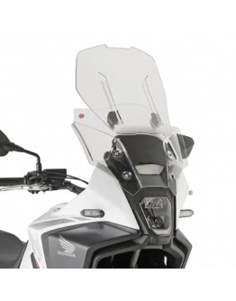 Parbriz moto KAPPA - HONDA NX 500 '24- (MAX 53,5 X 45 CM) Airflow reglabil (12 CM ajustabil) Transparent