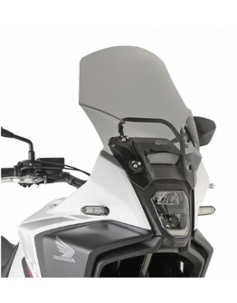 Parbriz moto KAPPA - HONDA NX 500 '24- (45 X 39 CM) Fumuriu