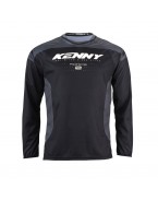 Tricou Kenny Racing Cross/Enduro Model Force - Negru/Gri/Alb