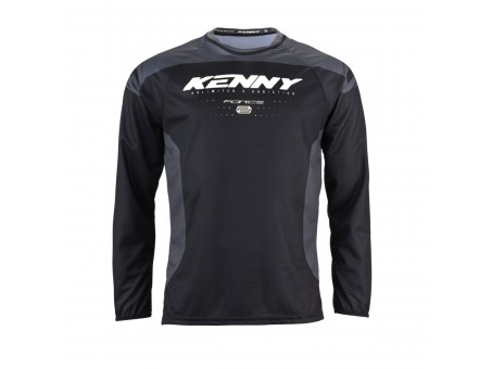 Tricou Kenny Racing Cross/Enduro Model Force - Negru/Gri/Alb