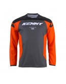 Bluza Kenny Racing Cross/Enduro Model Force - Negru/Gri/Portocaliu