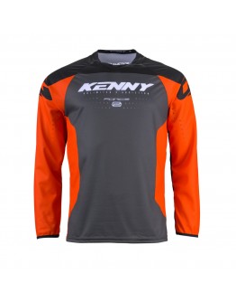 Bluza Kenny Racing Cross/Enduro Model Force - Negru/Gri/Portocaliu	