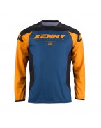 Tricou Kenny Racing Cross/Enduro Model Force - Albastru/Portocaliu/Negru