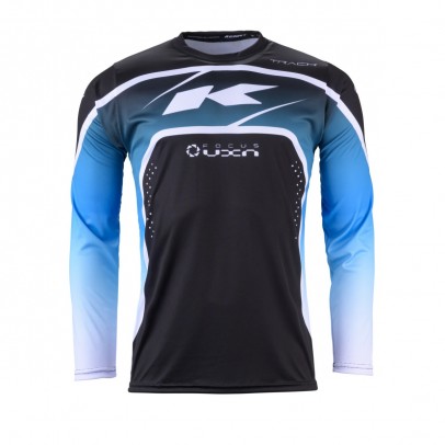 Bluza Cross/Enduro KENNY RACING Track FOCUS - Negru,Alb,Albastru