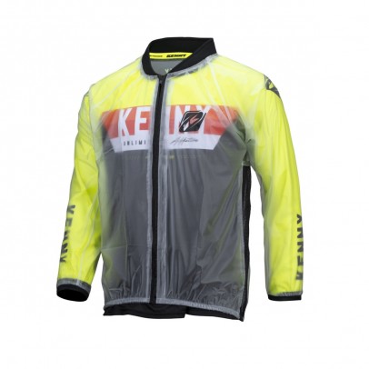 Geaca de Ploaie Kenny Racing - Negru/Transparent