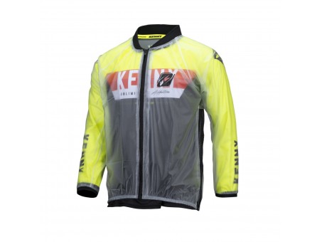 Geaca de Ploaie Kenny Racing - Negru/Transparent