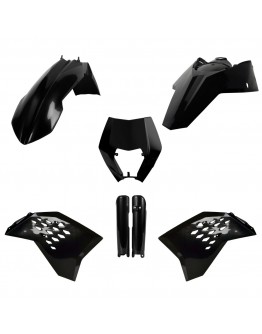 Kit plastice POLISPORT - (FULL KIT) KTM EXC/EXC-F '0STAW  - Negru