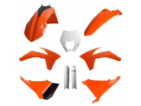 Kit plastice POLISPORT - (FULL KIT) KTM EXC/EXC-F '12-'13  - Portocaliu